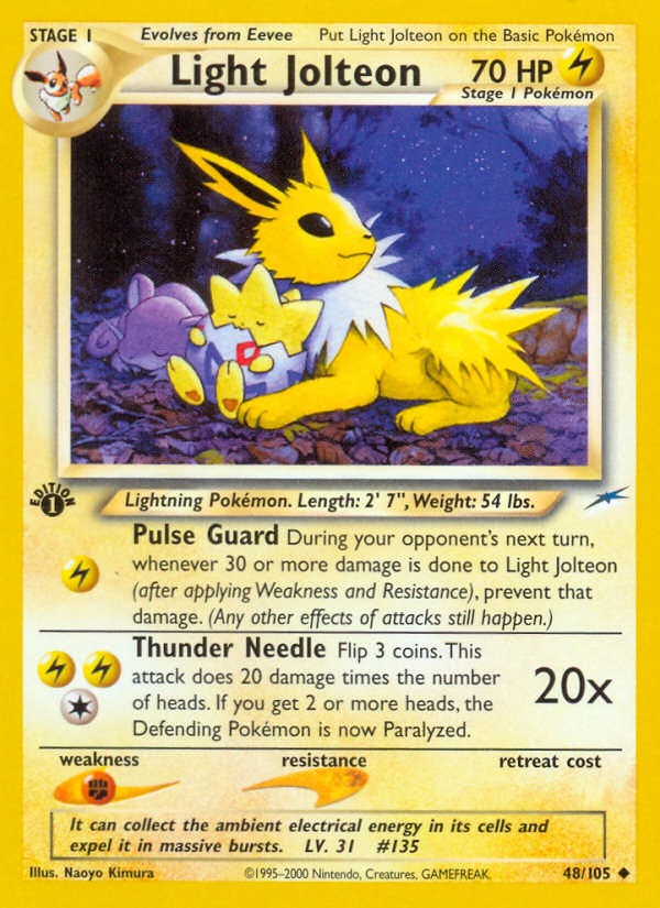 Light Jolteon card