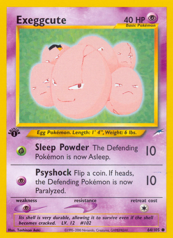 Exeggcute card