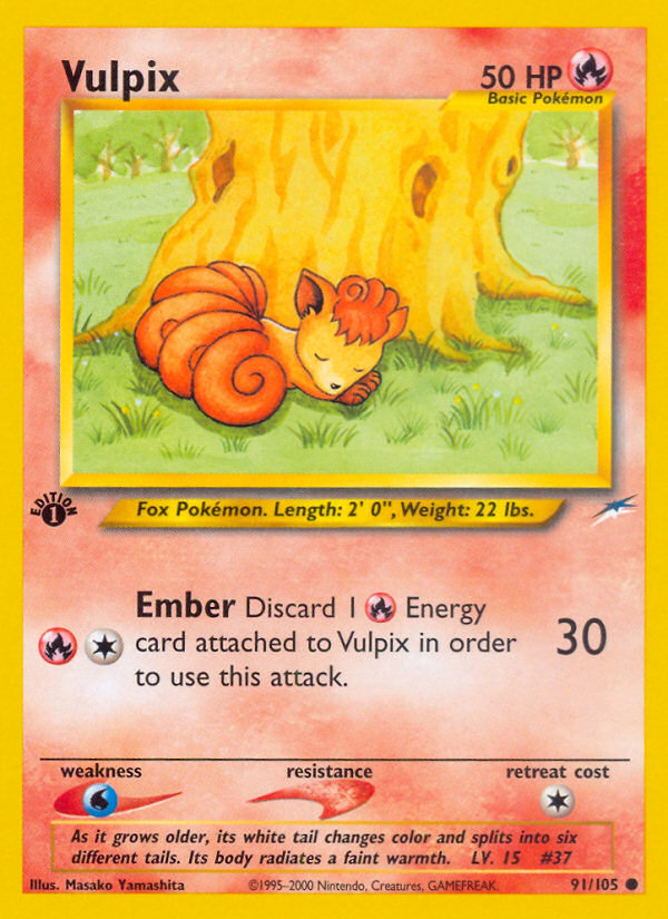 Vulpix card