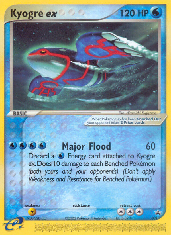 Kyogre ex card