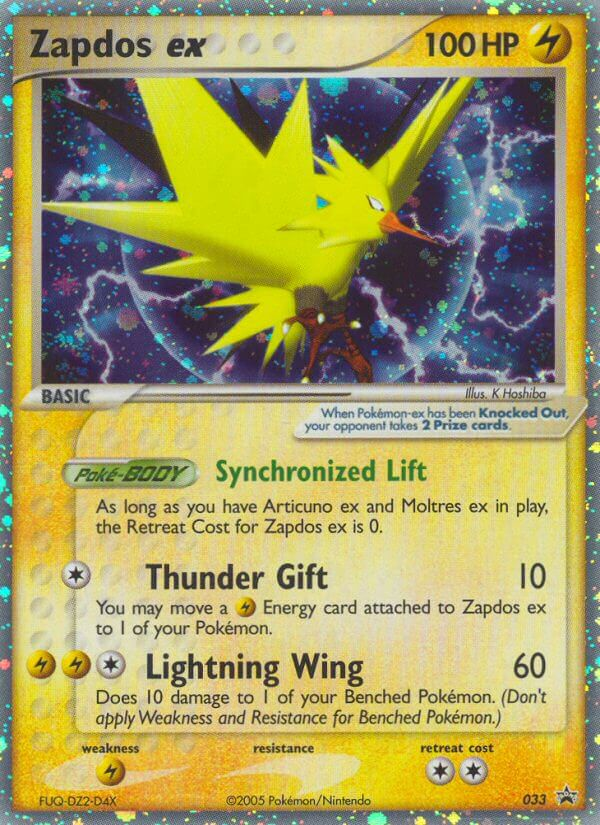 Zapdos ex card