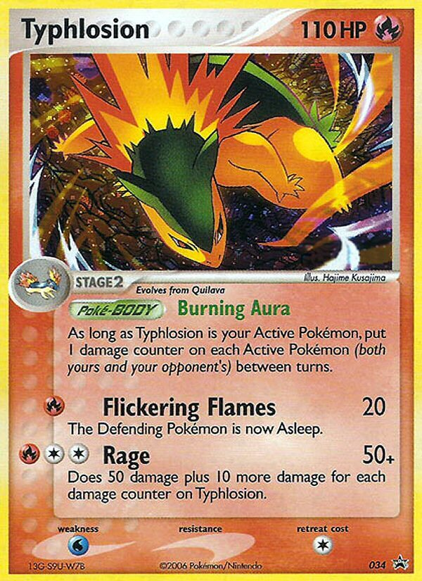 Typhlosion card