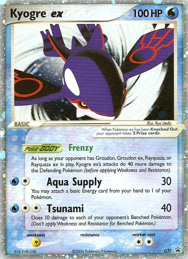 Kyogre ex card