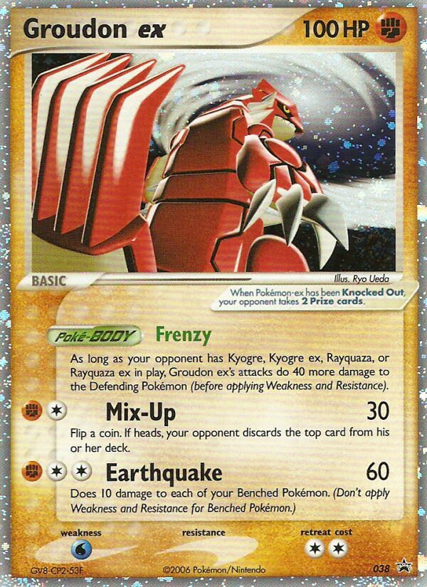 Groudon ex card