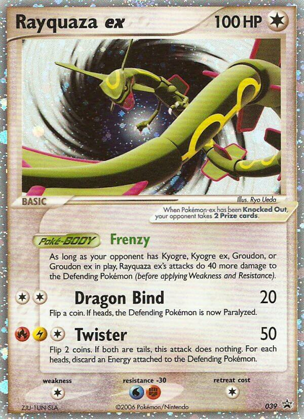 Rayquaza ex card