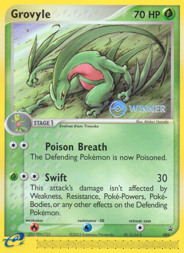 Grovyle card