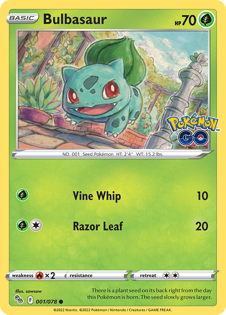 Bulbasaur card