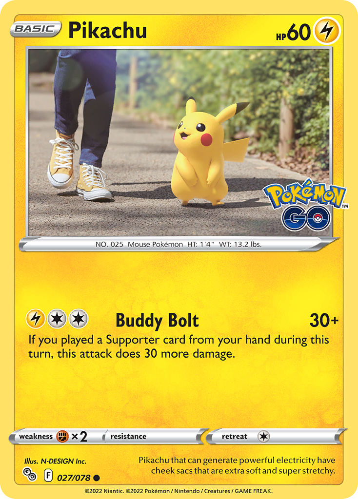 Pikachu card