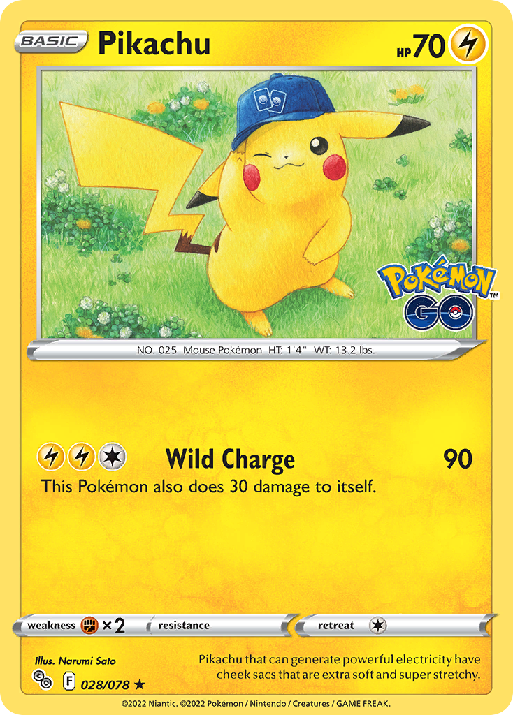 Pikachu card