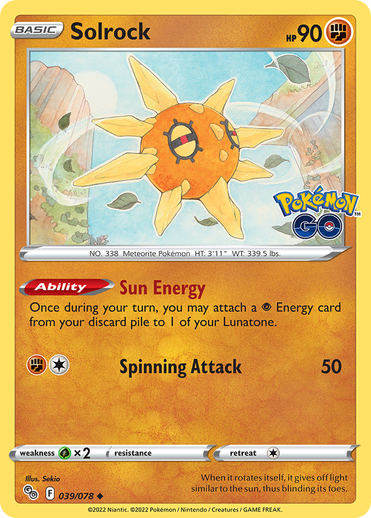 Solrock card