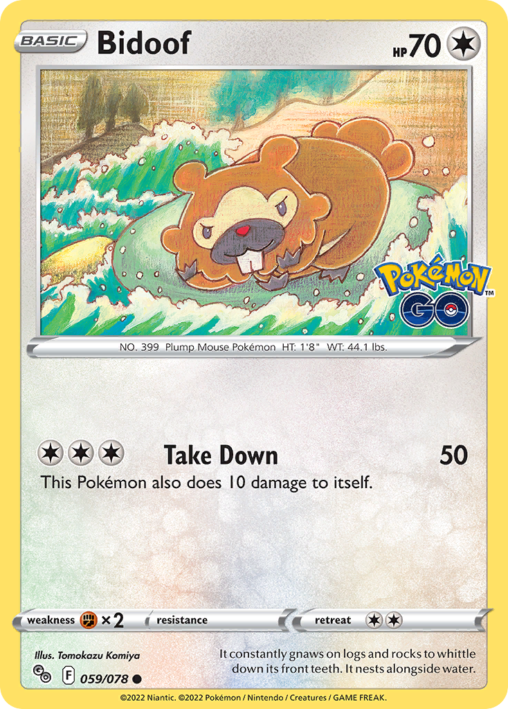 Bidoof card