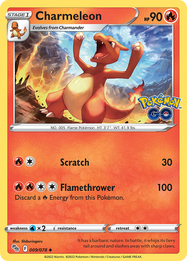 Charmeleon card