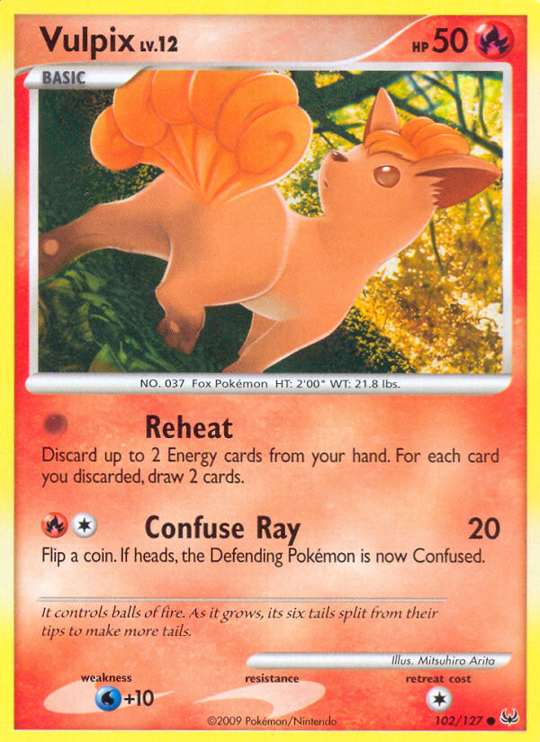 Vulpix card