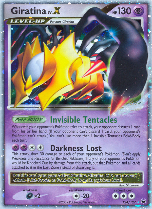 Giratina LV.X card