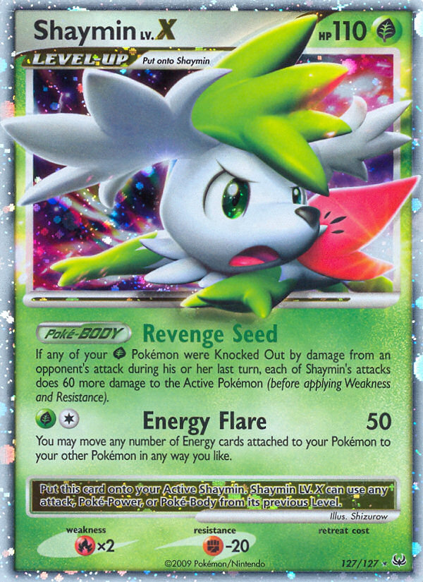 Shaymin LV.X card