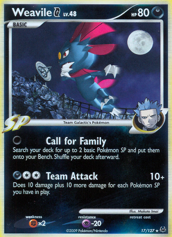 Weavile G card