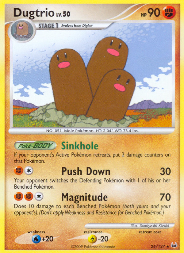 Dugtrio card