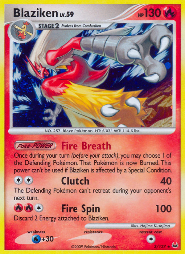 Blaziken card