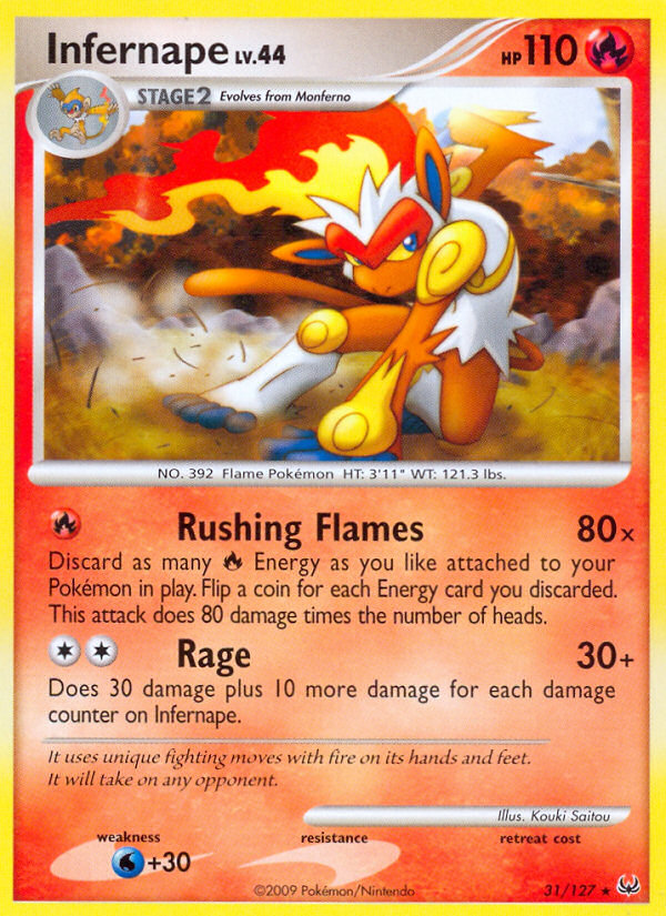 Infernape card