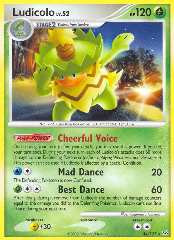 Ludicolo card