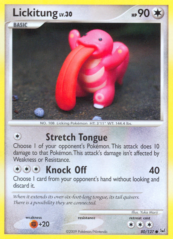 Lickitung card