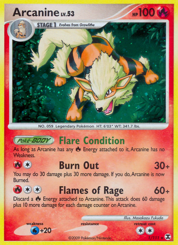 Arcanine card