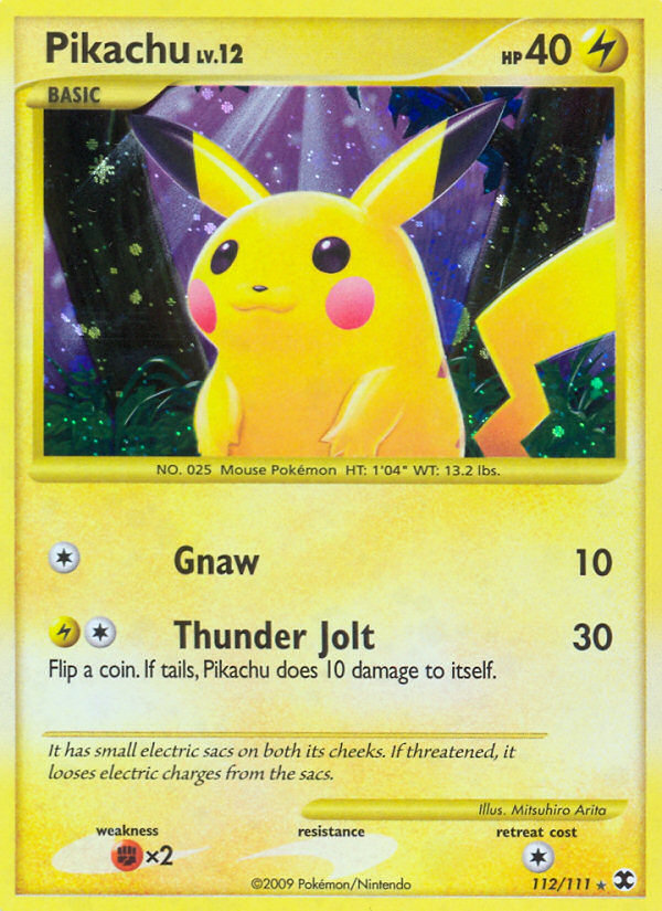 Pikachu card