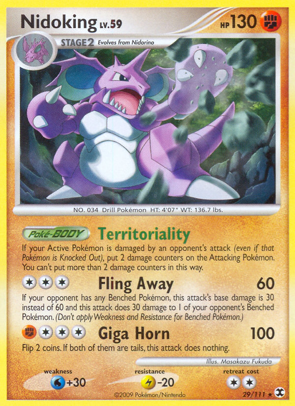 Nidoking card