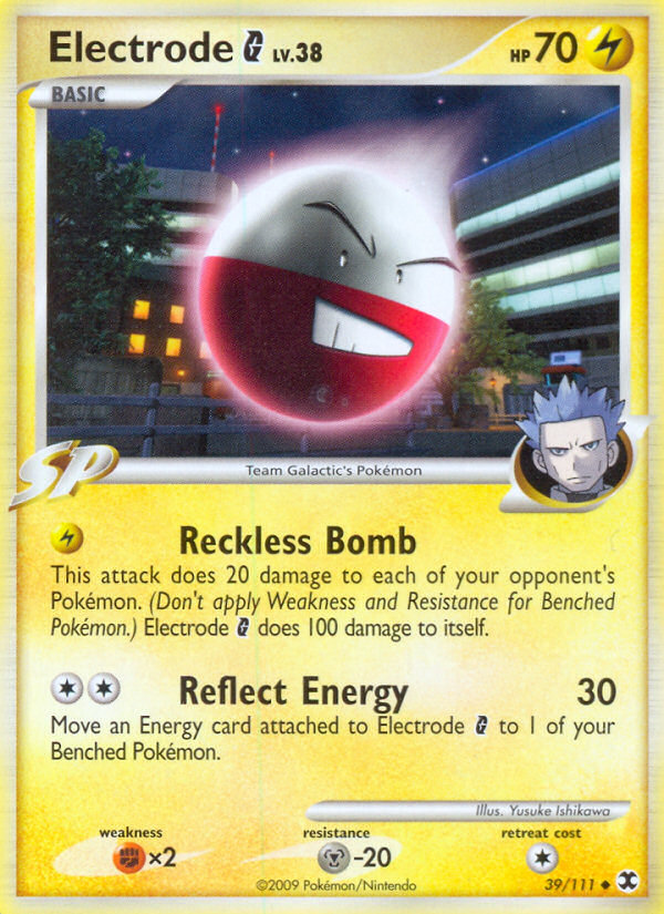 Electrode G card