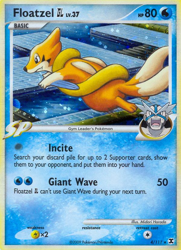 Floatzel GL card