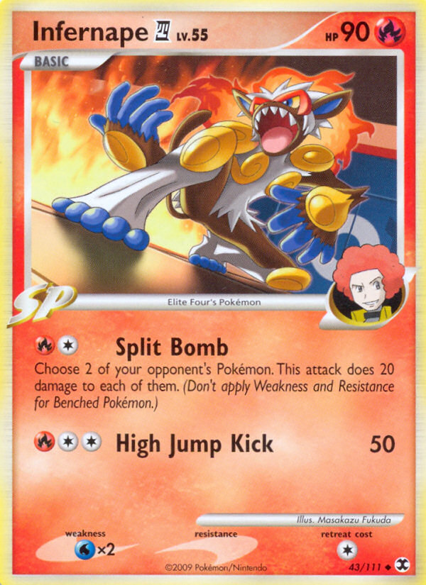 Infernape E4 card