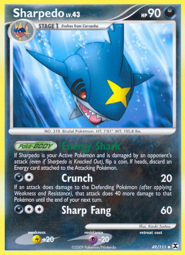 Sharpedo card