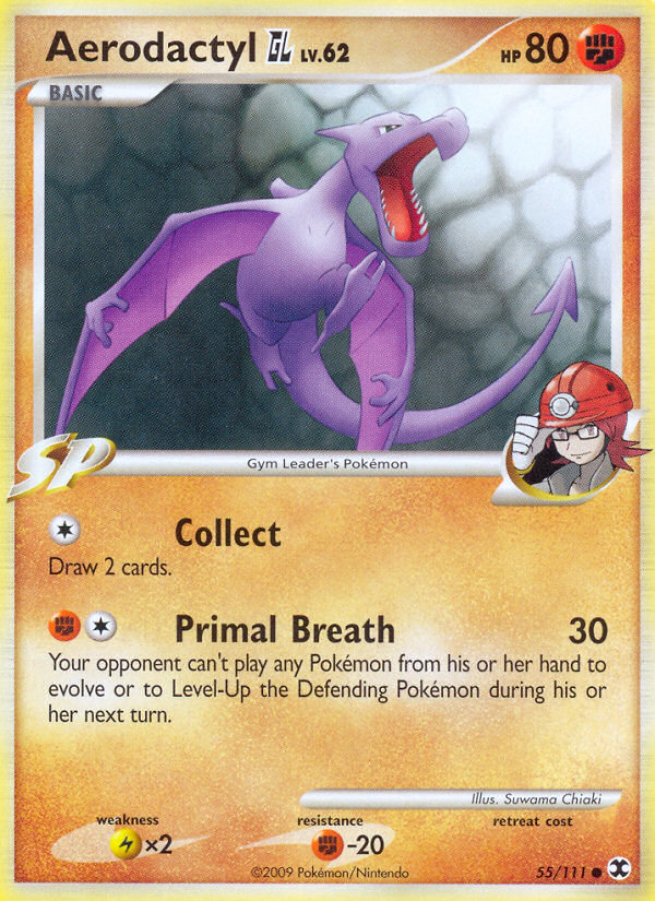 Aerodactyl GL card