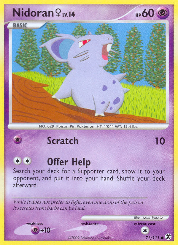 Nidoran ♀ card