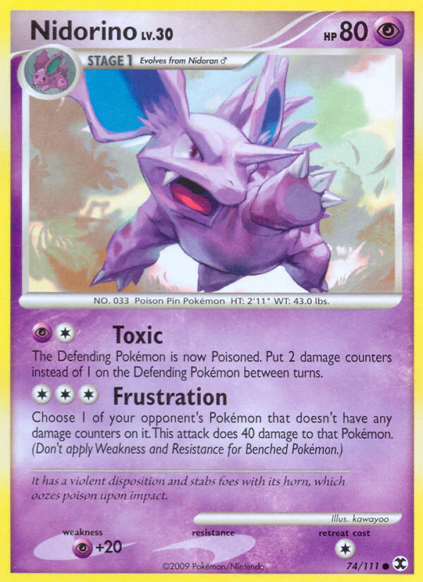 Nidorino card