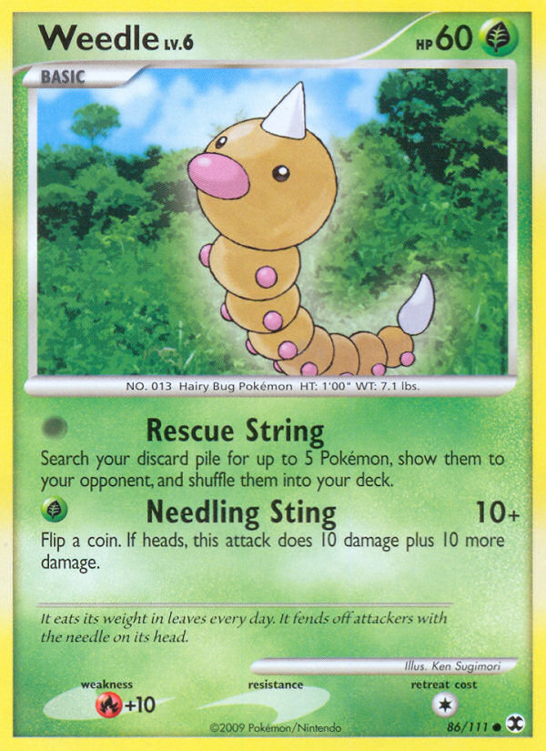 Weedle card