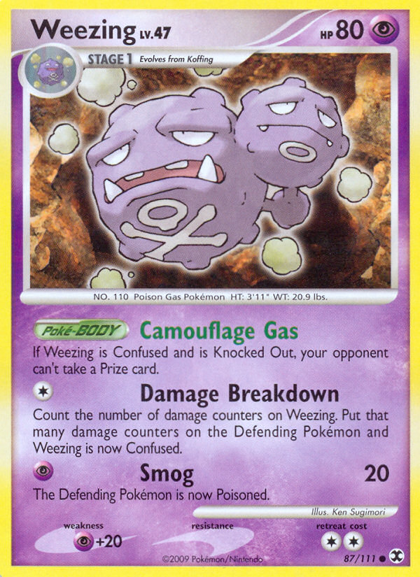 Weezing card