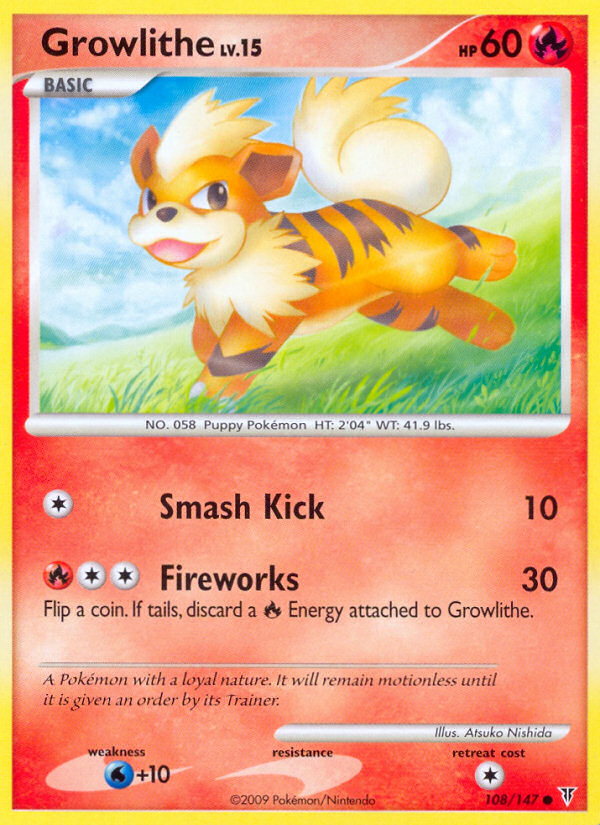 Growlithe card