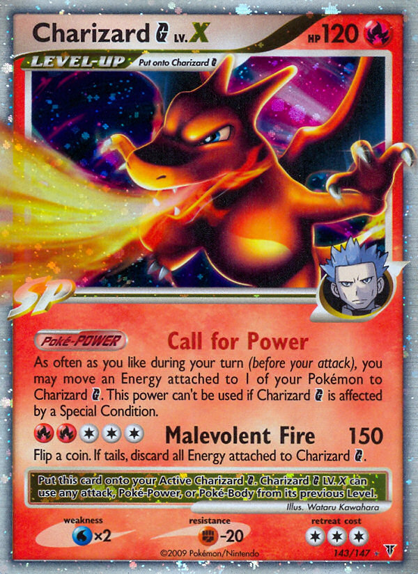 Charizard G LV.X card