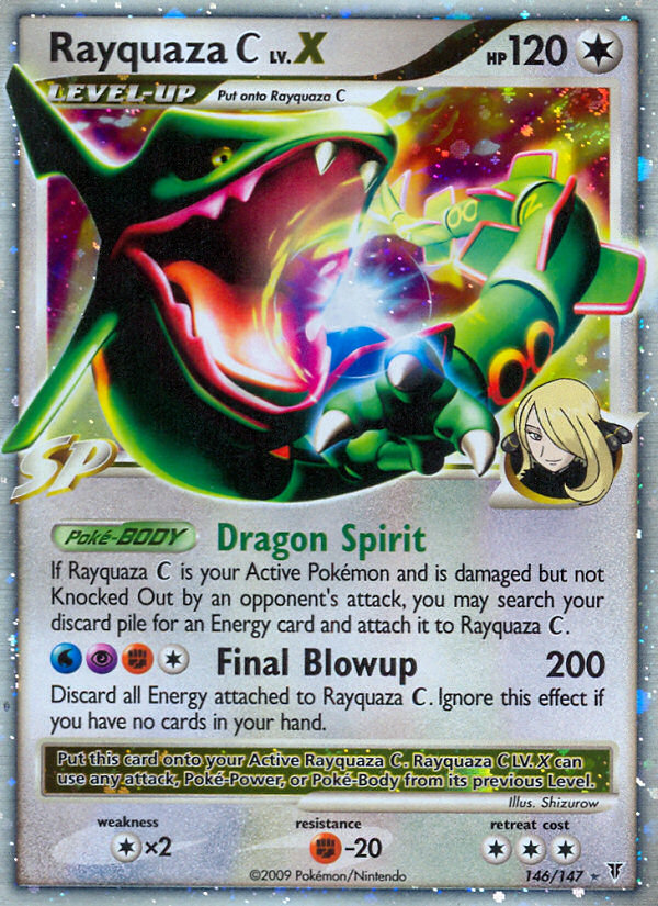 Rayquaza C LV.X card