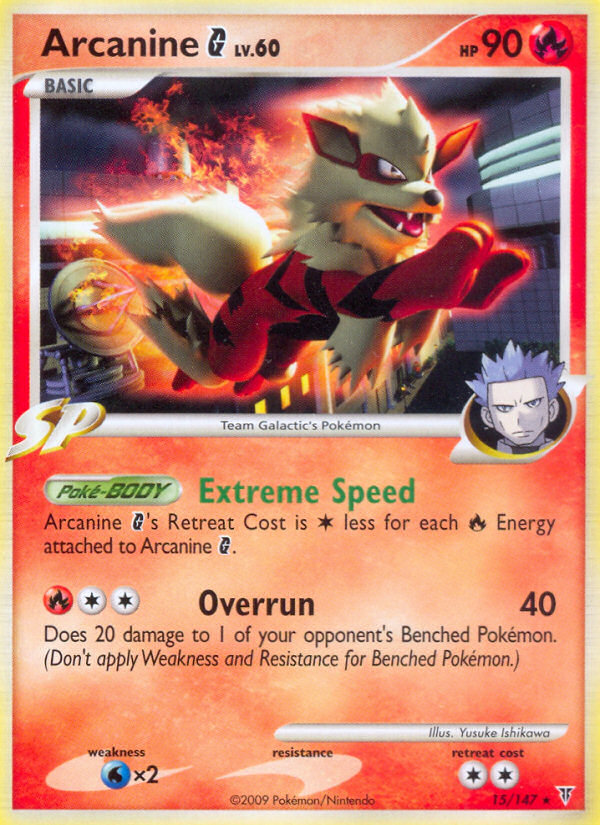 Arcanine G card