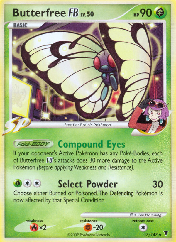 Butterfree FB card