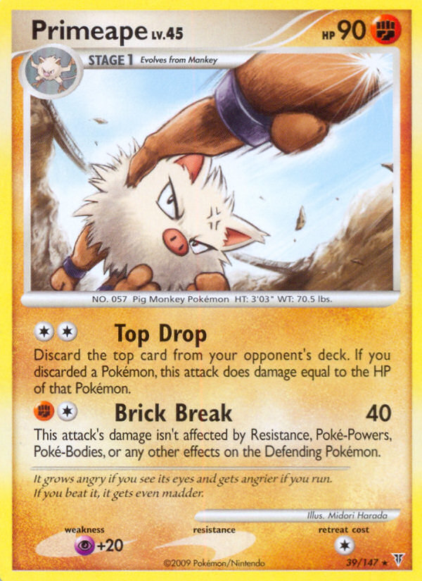 Primeape card