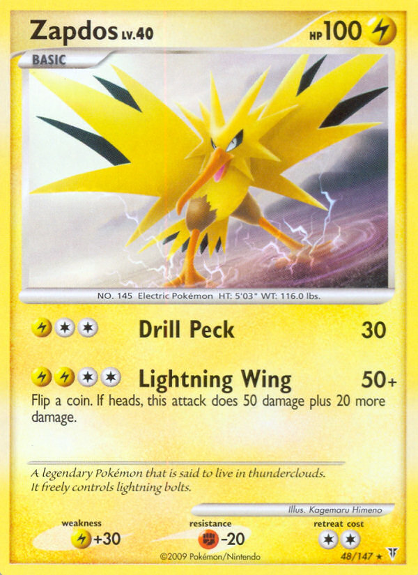 Zapdos card