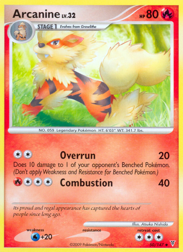 Arcanine card