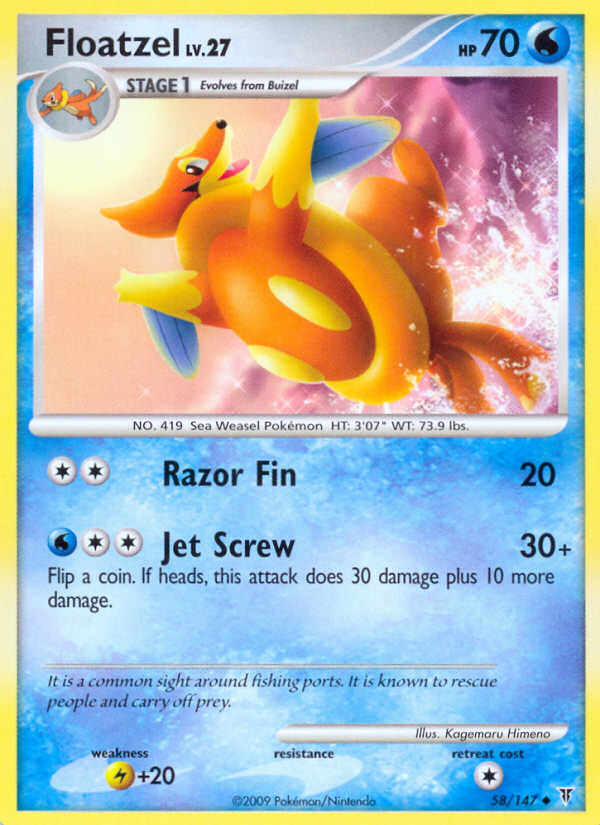 Floatzel card