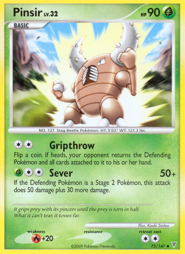 Pinsir card