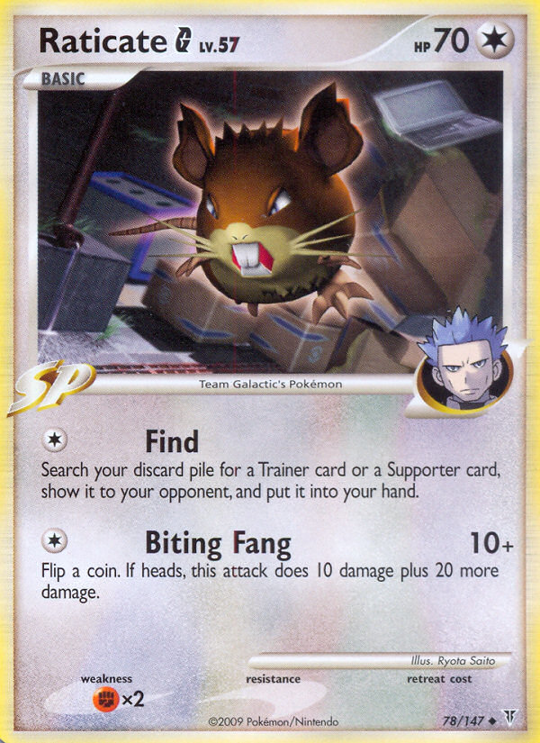 Raticate G card