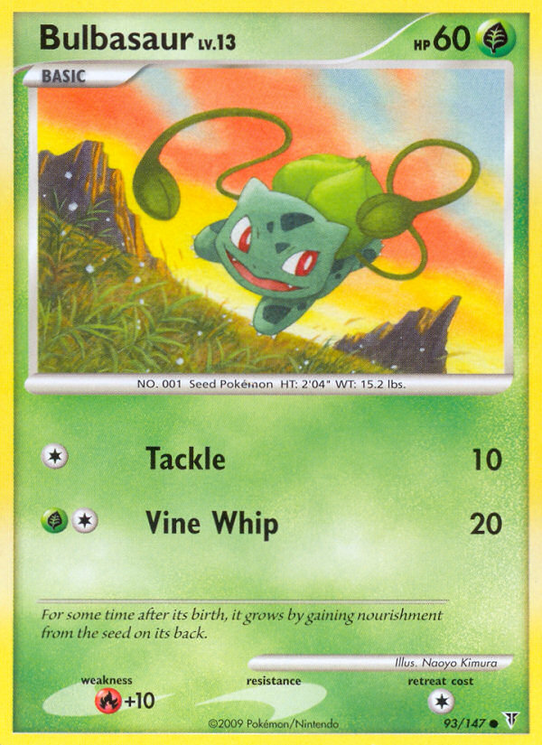 Bulbasaur card