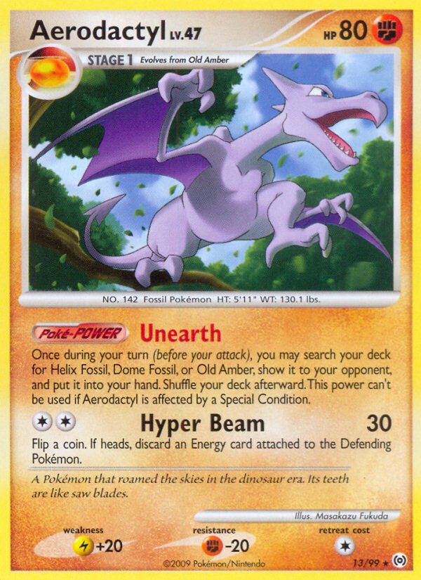 Aerodactyl card